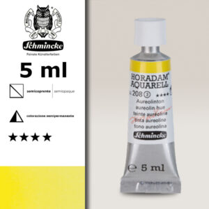 208 - tinta aureolina Acquerello 5 ML Horadam Schmincke