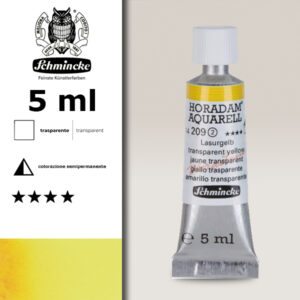 209 - giallo trasparente Acquerello 5 ML Horadam Schmincke