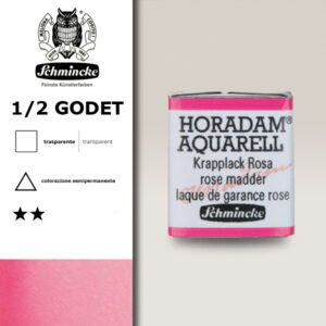 356 - lacca di garanza rosa Acquerello 1/2 Godet Horadam Schmincke