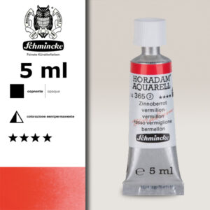365 - rosso vermiglione Acquerello 5 ML Horadam Schmincke