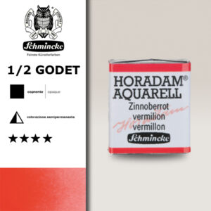 365 - rosso vermiglione Acquerello 1/2 Godet Horadam Schmincke