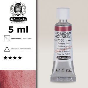 370 - rosa di Potters Acquerello 5 ML Horadam Schmincke