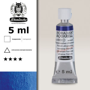 493 - oltremare francese Acquerello 5 ML Horadam Schmincke