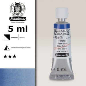 498 - blu scuro Acquerello 5 ML Horadam Schmincke
