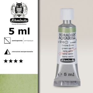 516 - terra verde Acquerello 5 ML Horadam Schmincke