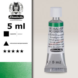 535 - verde di cobalto puro Acquerello 5 ML Horadam Schmincke