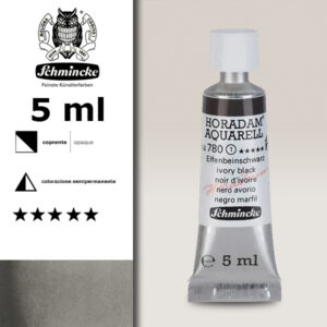 780 - nero avorio Acquerello 5 ML Horadam Schmincke
