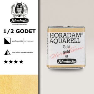 893 - oro Acquerello 1/2 Godet Horadam Schmincke