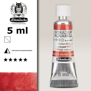 913 - Rosso Vulcano Acquerello 5 ML Horadam Supergranulation Schmincke
