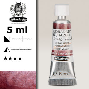 914 - Viola Vulcano Acquerello 5 ML Horadam Supergranulation Schmincke
