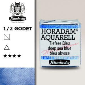 953 - Blu Mare Profondo Acquerello 1/2 Godet Horadam Supergranulation Schmincke