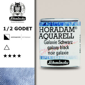 975 - Nero Galassia Acquerello 1/2 Godet Horadam Supergranulation Schmincke