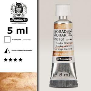 981 - Arancio Tundra Acquerello 5 ML Horadam Supergranulation Schmincke