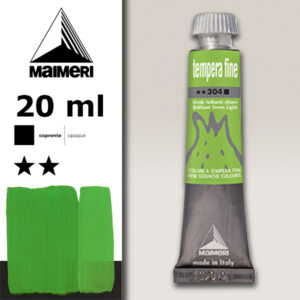 304 - Verde brillante chiaro 20 ML Tempera Fine Maimeri