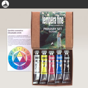 049 - Scatola Primari 5 tubetti da 20 ML Tempera Fine Maimeri