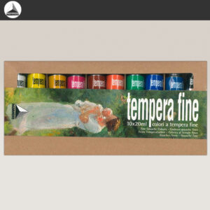 100 - Scatola Blister 10 tubetti da 20 ML Tempera Fine Maimeri