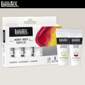 Set 6 Tubi da 22 ML Heavy Body Colori Classici Liquitex