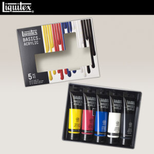 Set 5 Tubi da 118 ML Basics Acrylic - Primari Liquitex