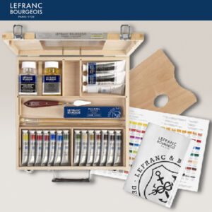 Cassetta in Legno La Bellezza Rivelata Olio Extra Fine Lefranc Bourgeois