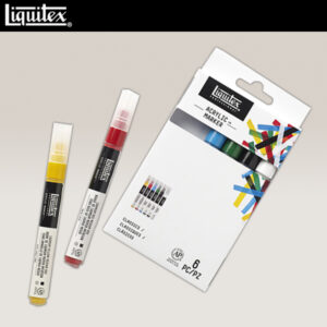 Set 6 Marker Punta Fine "Colori Classici" Liquitex