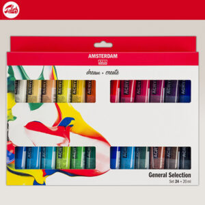 Set 24 Tubi Acrilici da 20 ML Amsterdam Acrylic Talens