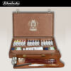 Cassetta Legno 10 Tubi da 35 ML + Tubo da 150 ML Bianco + Accessori e Medium Olio Extra Fine Mussini Schmincke