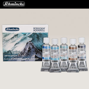 Confezione Supergranulation Glacier 5 Tubetti da 5 ML Acquerello Horadam Schmincke