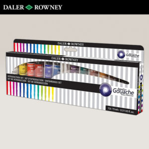 001 - Starter Set Gouache Confezione 12 tubi da 15 ML Daler Rowney