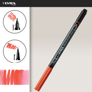 020 - Rosso Permanente AquaBrushDuo Lyra