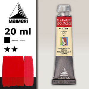 274 - Scarlatto 20 ML Gouache Extra-Fine Maimeri