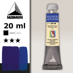 391 - Blu Oltremare Chiaro 20 ML Gouache Extra-Fine Maimeri