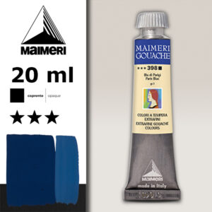 398 - Blu Di Parigi 20 ML Gouache Extra-Fine Maimeri