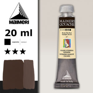 484 - Bruno Van Dyck 20 ML Gouache Extra-Fine Maimeri