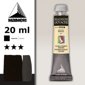 525 - Lacca Nera 20 ML Gouache Extra-Fine Maimeri